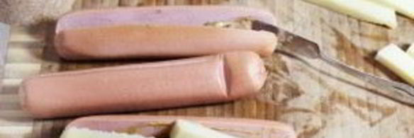 фаршированные сосиски