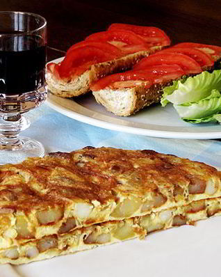 Испанская тортилья с картошкой