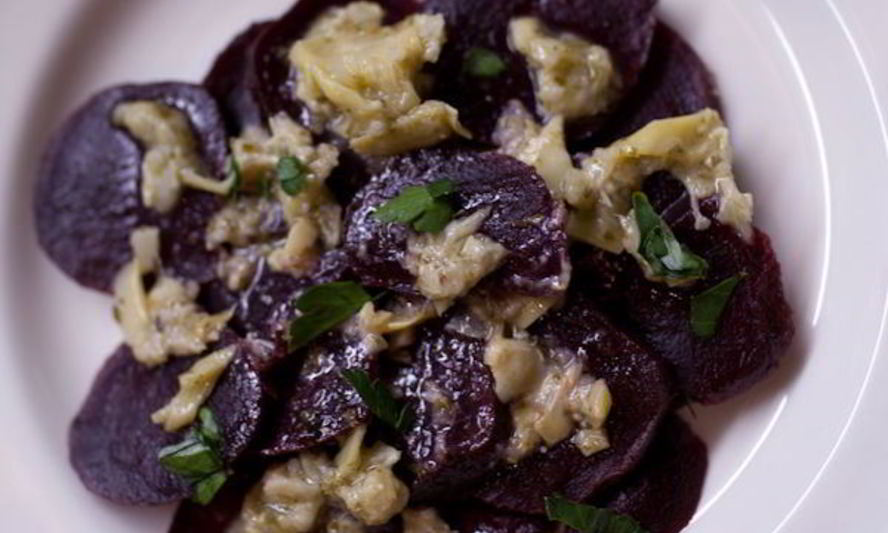 Рецепт карпачча из свеклы с артишоками