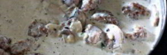 колбаса с грибами и тортеллини