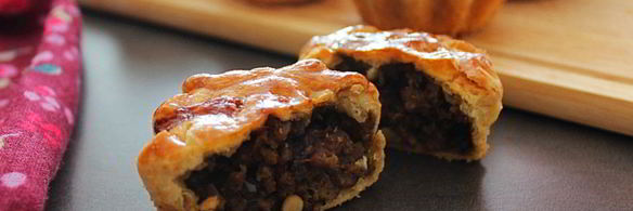 корзиночки с фаршем, печеным баклажаном и кедровыми орешками