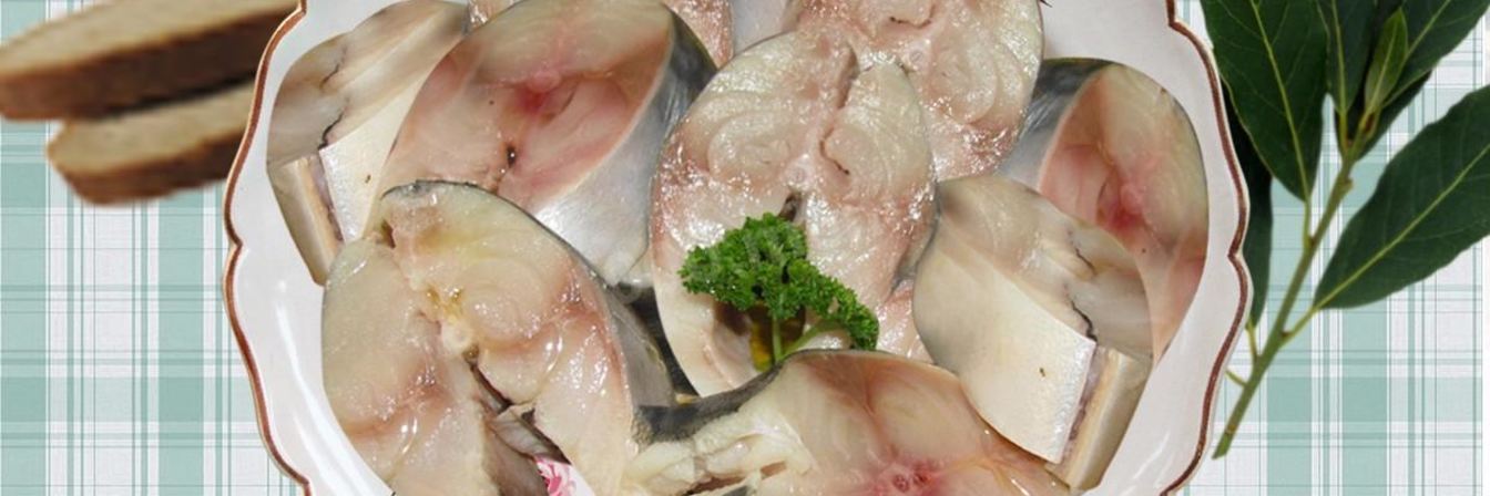 Маринованная скумбрия в соевом соусе