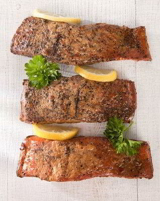 Маринованный лосось в мисо и саке