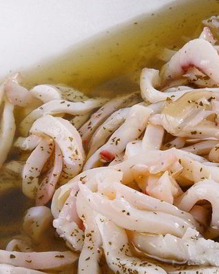 Маринованные кальмары