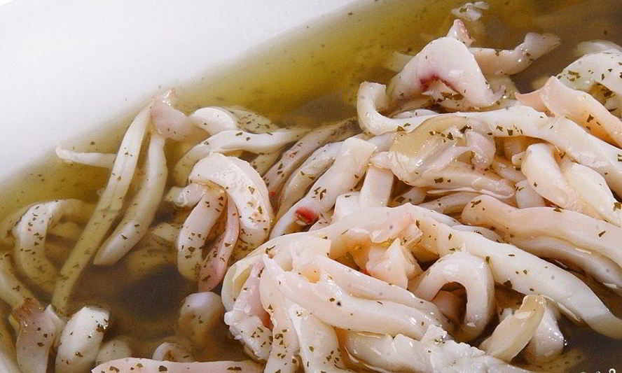 Рецепт маринованных кальмаров