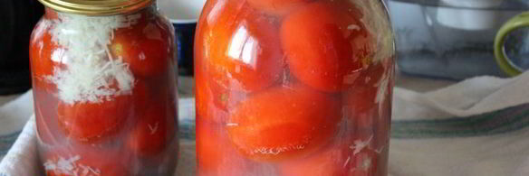 маринованные помидоры с чесноком