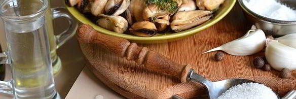 мидии маринованные с соевым соусом