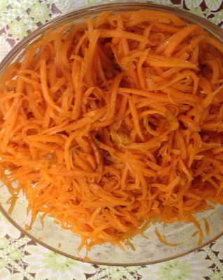 Морковка по-корейски