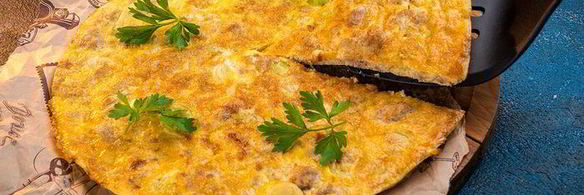 ароматная фриттата с тунцом