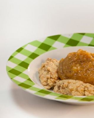 Банановый омлет с банановым кремом