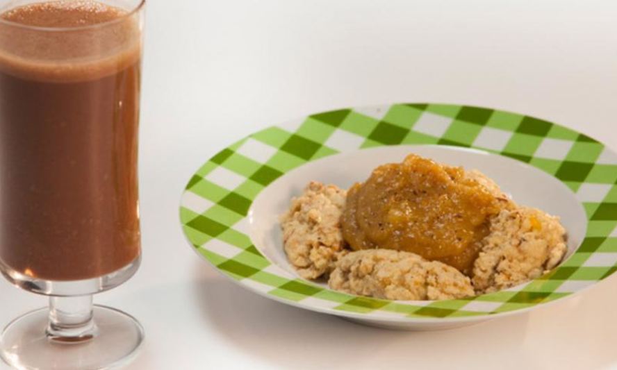 Рецепт бананового омлета с банановым кремом