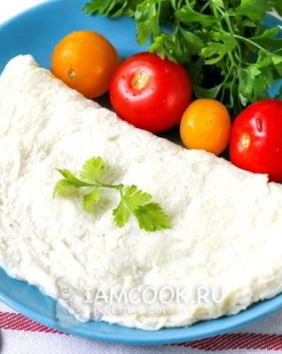 Белковый омлет на пару в мультиварке