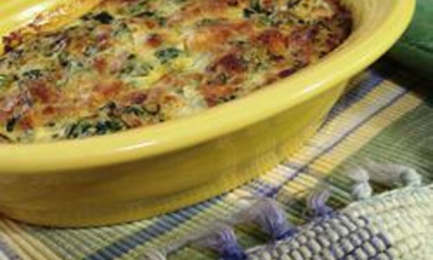 Рецепт брокколи в сырном омлете