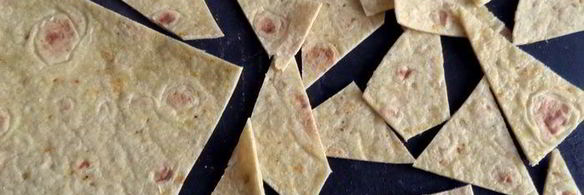 быстрый омлет из микроволновки с чипсами