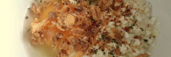 быстрый омлет из микроволновки с чипсами