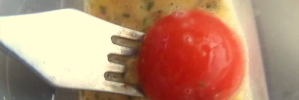 быстрый омлет из микроволновки с чипсами