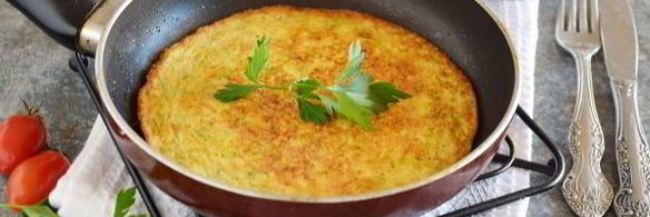 французский омлет с кабачками
