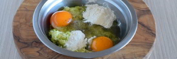 французский омлет с кабачками