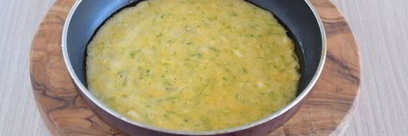 французский омлет с кабачками