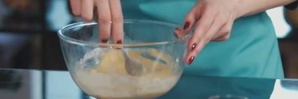 французский омлет с кабачком