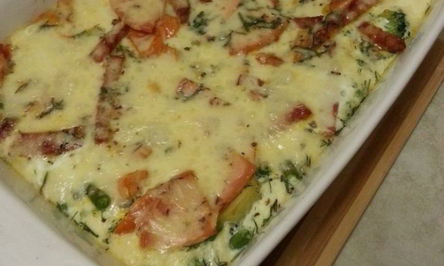 Рецепт фриттаты из замороженных овощей