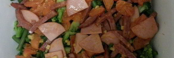 фриттата из замороженных овощей