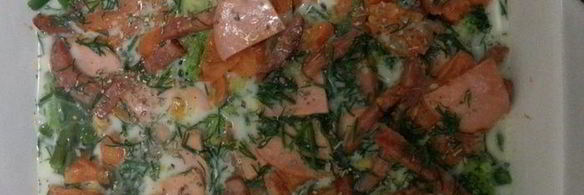 фриттата из замороженных овощей