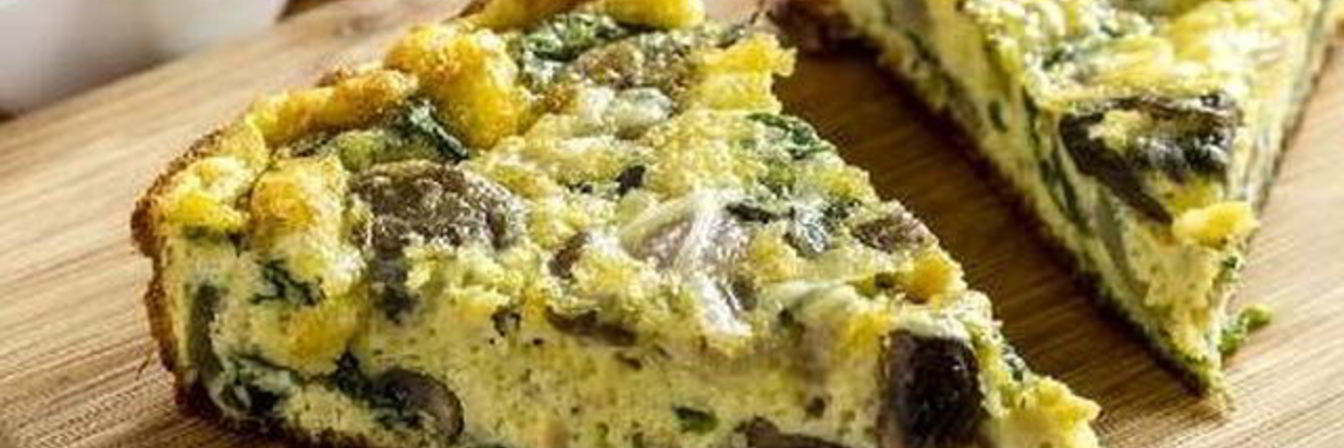 Фриттата с грибами