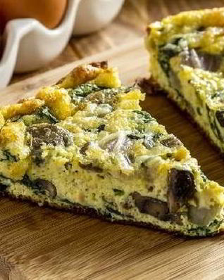 Фриттата с грибами