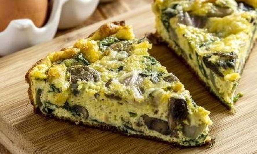 Рецепт фриттаты с грибами