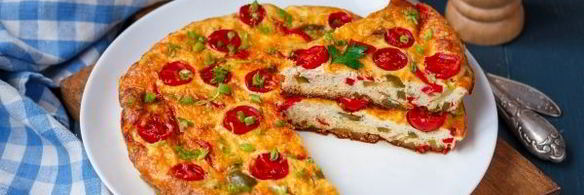 фриттата с овощами