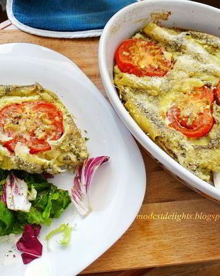 Фриттата с помидорами