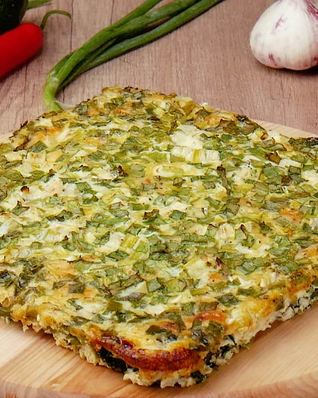 Фриттата со шпинатом