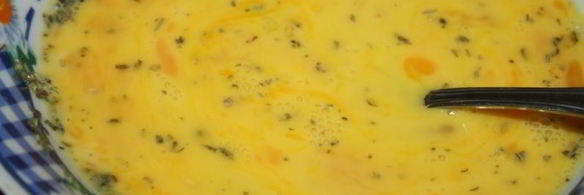 королевский омлет на гренке с колбасой сальчичон в мультиварке