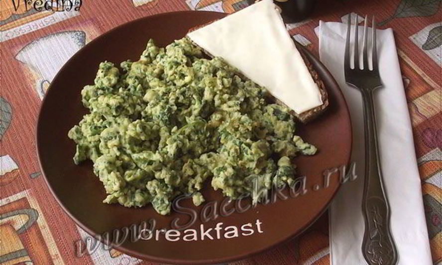 Рецепт кюкю из зелени