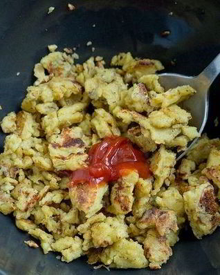 Омлет из яичного порошка