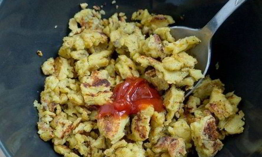 Рецепт омлета из яичного порошка