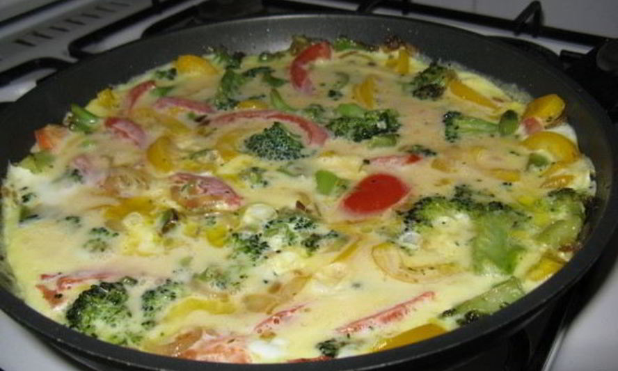 Рецепт омлета на кислом молоке