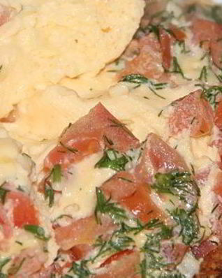 Омлет на пару в микроволновке