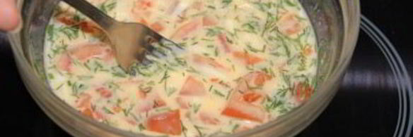 омлет на пару в микроволновке