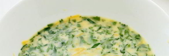 омлет с беконом в порционных формочках