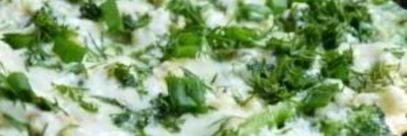 омлет с брокколи на сковороде