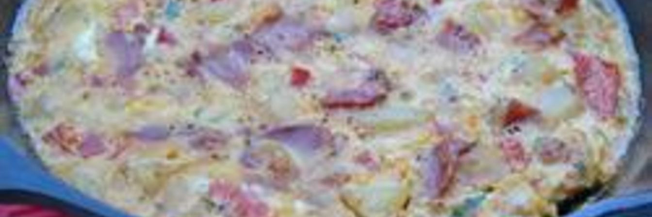 Омлет с грибами в духовке