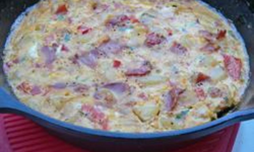 Рецепт омлета с грибами в духовке