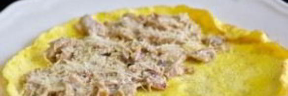 омлет с грибами