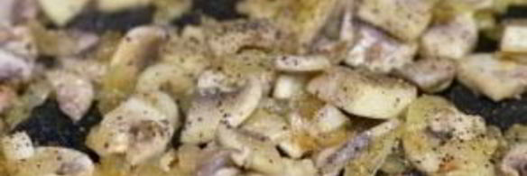 омлет с грибами