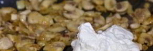 омлет с грибами