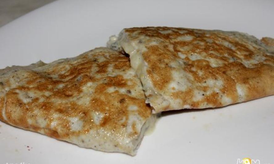 Рецепт омлета с грушей и сыром дор блю