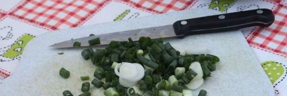 омлет с кабачком и шпинатом