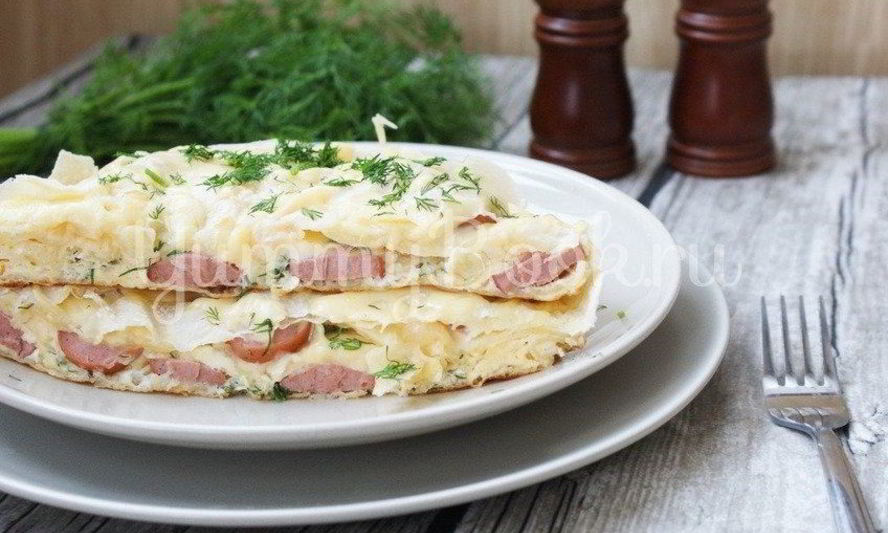 Рецепт омлета с лавашом в мультиварке